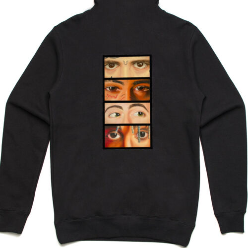 EYES HOODIE BACK Thumbnail